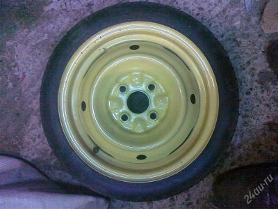 Лот: 2487472. Фото: 1. toyota vitz запаска новая 4-100... Шины на дисках