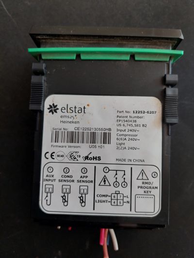 Лот: 20497604. Фото: 1. Контроллер elstat ems25. Запчасти для холодильников, морозильных камер