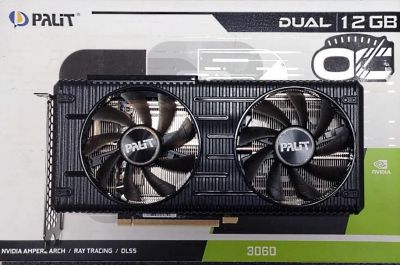 Лот: 25438790. Фото: 1. Видеокарта GeForce RTX 3060 PALIT... Видеокарты