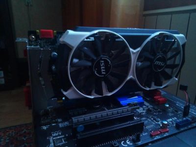 Лот: 11121676. Фото: 1. Видеокарта MSI GTX960 2Gb Armor... Видеокарты