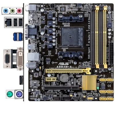 Лот: 17492996. Фото: 1. ASUS A88XM-A нет задней планки. Материнские платы