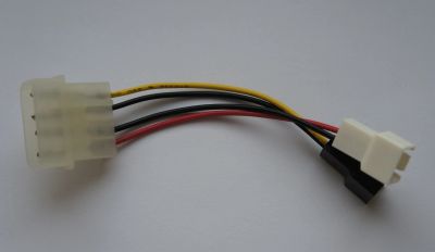 Лот: 19828039. Фото: 1. Переходник с MOLEX на два 3 pin. Шлейфы, кабели, переходники