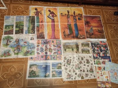 Лот: 23538738. Фото: 1. Декупажные карты. Бумага для творчества... Декупаж