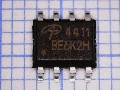 Лот: 12477394. Фото: 1. транзистор FET AO4411, 30V, 8A... Микросхемы