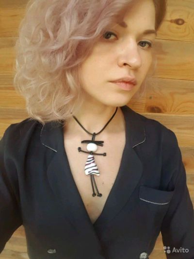 Лот: 14034284. Фото: 1. Кулон из Муранского стекла ручной... Бижутерия ручной работы
