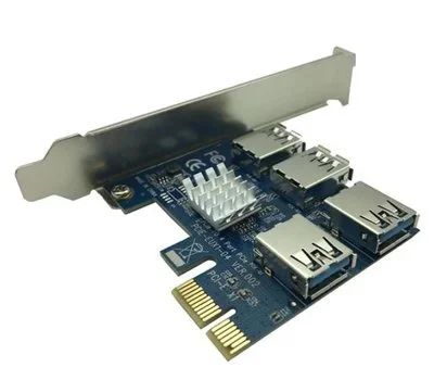 Лот: 17562568. Фото: 1. PCI-E к адаптеру PCI-E 1 поворот... Шлейфы, кабели, переходники