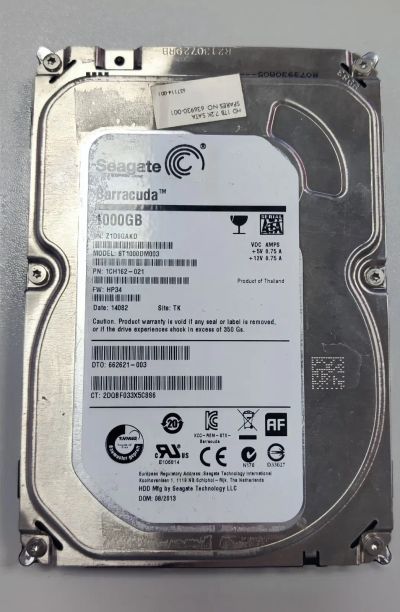 Лот: 20943180. Фото: 1. Жесткий диск Seagate 1000Gb. Жёсткие диски