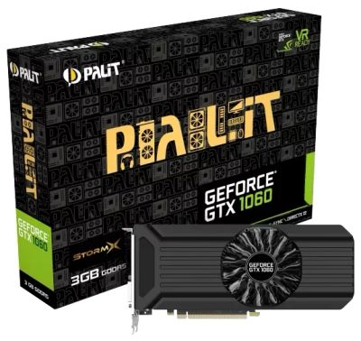 Лот: 11817479. Фото: 1. Palit GeForce GTX 1060 3gb. Видеокарты