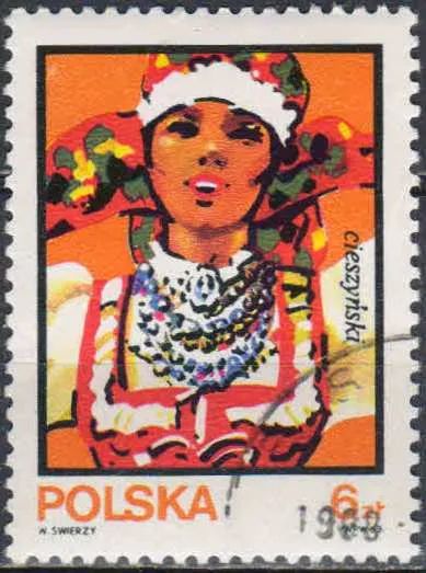 Лот: 25054214. Фото: 1. 1983. Польша. Народные костюмы... Марки