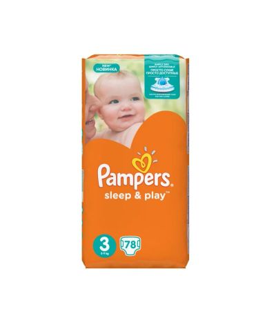 Лот: 7194606. Фото: 1. Подгузники Pampers Sleep&Play... Детская гигиена