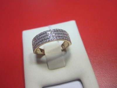 Лот: 4647475. Фото: 1. Кольцо новое с 84 бриллиантами... Кольца, перстни