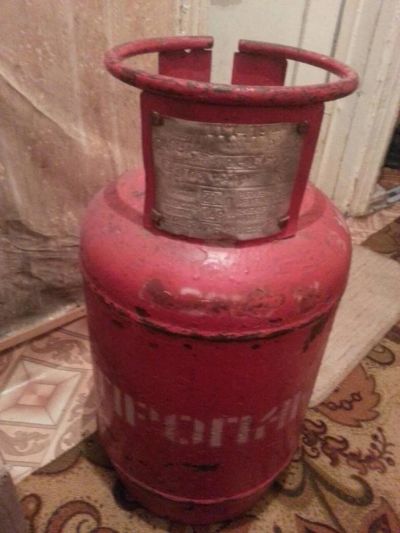 Лот: 10455453. Фото: 1. газовый балон 27л. Баллоны, газ в баллонах