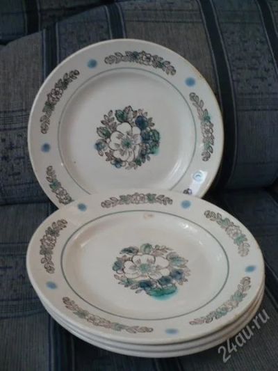 Лот: 2715130. Фото: 1. 4 тарелочки. Тарелки, блюда, салатники