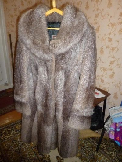 Лот: 3414114. Фото: 1. Нутриевая шуба р 48-50. Верхняя одежда