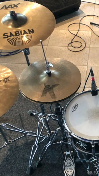 Лот: 17705101. Фото: 1. Zildjian K custom dark hi hat... Ударные