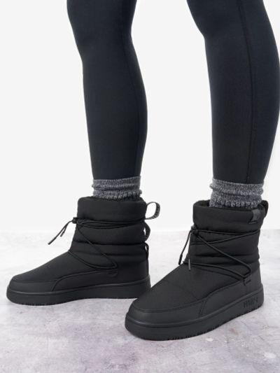 Лот: 25406520. Фото: 1. Дутики женские PUMA Snowbae, Черный. Сапоги