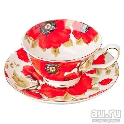 Лот: 9153890. Фото: 1. Набор чайный 2 пр., 200мл, костяной... Сервизы, наборы посуды