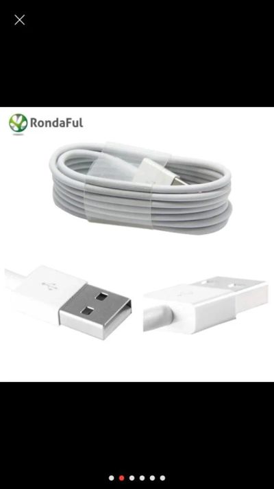 Лот: 9300197. Фото: 1. Кабель USB для iPhone 5/5c/5s... Зарядные устройства, блоки питания, адаптеры сетевые для смартфонов