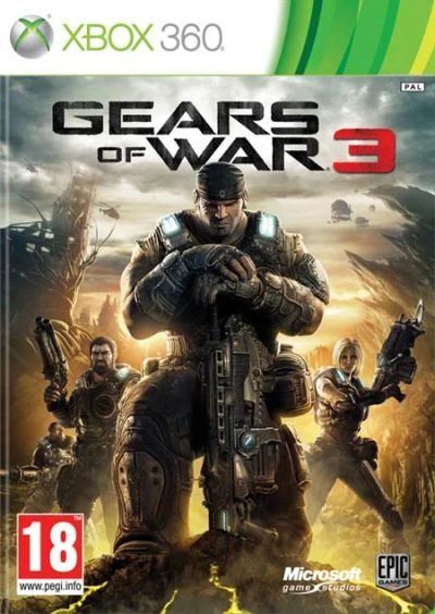 Лот: 4361400. Фото: 1. Gears of War 3 Xbox 360. Игры для консолей