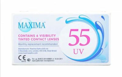 Лот: 25364654. Фото: 1. Контактные линзы Maxima 55 UV... Контактные линзы