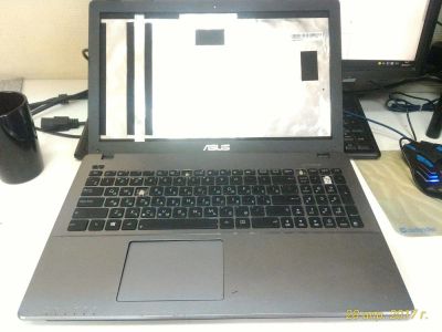 Лот: 9573380. Фото: 1. Корпус от ноутбука Asus x550l. Корпуса, блоки питания