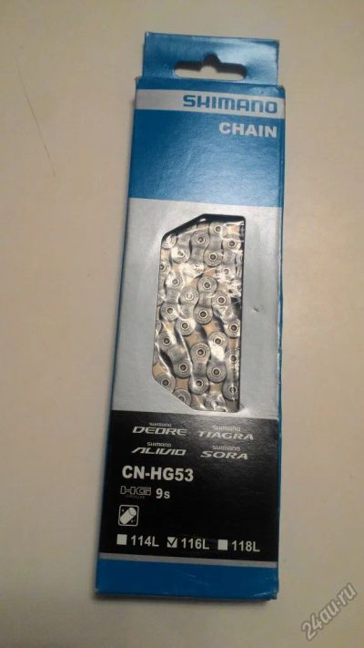 Лот: 6762902. Фото: 1. Цепь shimano Deore 9ск. Запчасти