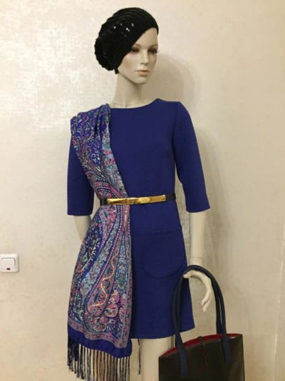 Лот: 11259609. Фото: 1. новое платье-футляр с карманами... Платья