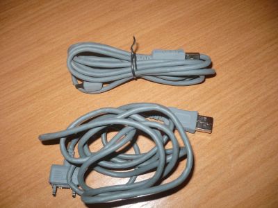 Лот: 6108836. Фото: 1. 2 провода USB для телефонов. Дата-кабели, переходники