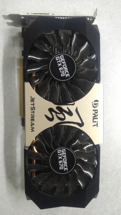 Лот: 17062059. Фото: 1. GTX 670 Palit Jetstream. Видеокарты