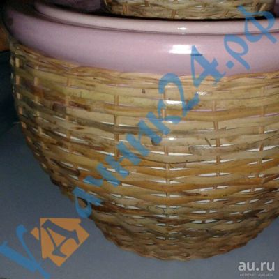 Лот: 8664206. Фото: 1. Кашпо / плетеное / напольное... Вазы
