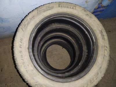 Лот: 18209920. Фото: 1. Pirelli 205/55R16 зима. Шины