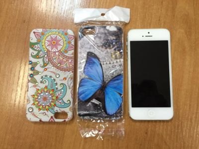Лот: 6404859. Фото: 1. iphone 5 16GB White (Белый) Оригинальный. Смартфоны