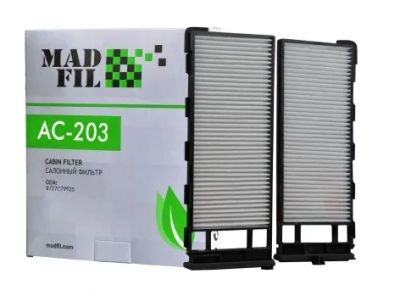 Лот: 25409026. Фото: 1. Фильтр салонный AC-203 Madfil. Расходные материалы