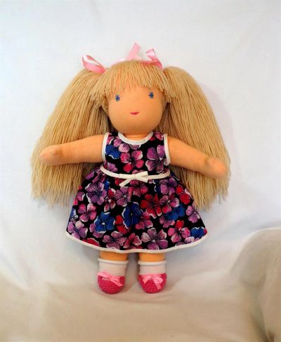 Лот: 3493084. Фото: 1. Вальдорфская кукла Лялечка, 37... Авторские куклы, игрушки, поделки
