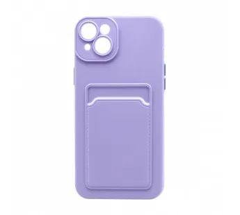 Лот: 23446935. Фото: 1. Чехол iPhone 14 Plus Силикон Сиреневый... Чехлы, бамперы