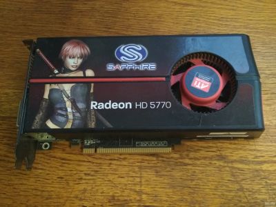 Лот: 13465101. Фото: 1. Sapphire Radeon HD 5770 1GB. Видеокарты