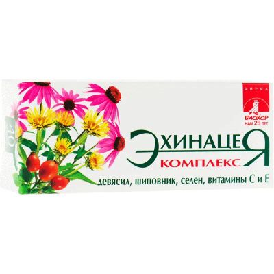Лот: 23725249. Фото: 1. Биокор Эхинацея Комплекс драже... Лекарства