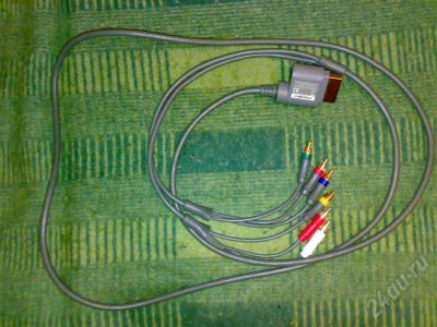 Лот: 614933. Фото: 1. продам компонентный кабель с оптическим... Игровые приставки, консоли