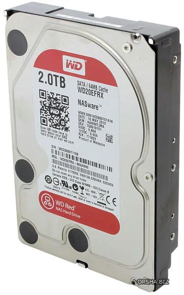 Лот: 6382806. Фото: 1. Жесткий диск WD RED WD20EFRX 2ТБ... Жёсткие диски (HDD)