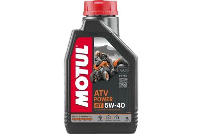 Лот: 20360740. Фото: 1. MOTUL ATV Power 4T 5w40 100% Synt... Масла, жидкости