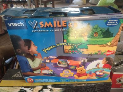 Лот: 10761692. Фото: 1. V.smile vtech Обучающая TV-приставка... Развивающие