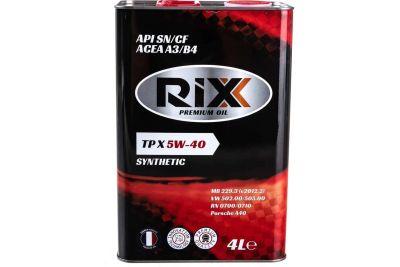 Лот: 25379819. Фото: 1. Rix 5w40. Масла, жидкости