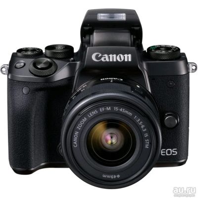 Лот: 13361851. Фото: 1. Canon eos m5 kit 15-45 состояние... Цифровые беззеркальные со сменной оптикой