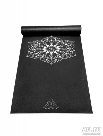 Лот: 17426235. Фото: 1. Коврик для йоги Mandala Black... Фитнес, аэробика и гимнастика