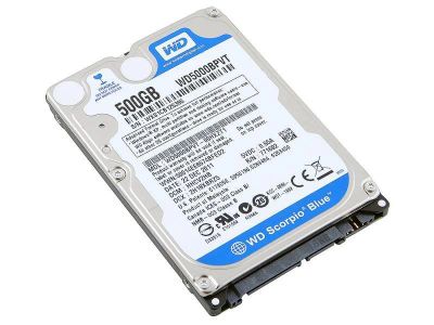 Лот: 16210691. Фото: 1. 500Gb жесткий диск для ноута Western... Жёсткие диски (HDD)