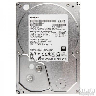 Лот: 9218528. Фото: 1. Жесткий диск HDD 2Tb Toshiba DT01ACA200... Жёсткие диски (HDD)