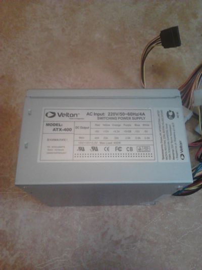 Лот: 15670411. Фото: 1. Блок питания veltron 400w. Корпуса, блоки питания