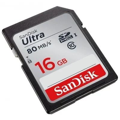Лот: 6955289. Фото: 1. Карта памяти SDHC SanDisk Ultra... Карты памяти