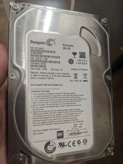 Лот: 19537823. Фото: 1. Жёсткий диск Seagate Barracuda... Жёсткие диски (HDD)