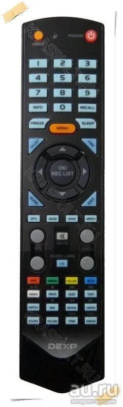 Лот: 11187327. Фото: 1. Пульт для телевизора Dexp F43B8000K... Пульты ДУ